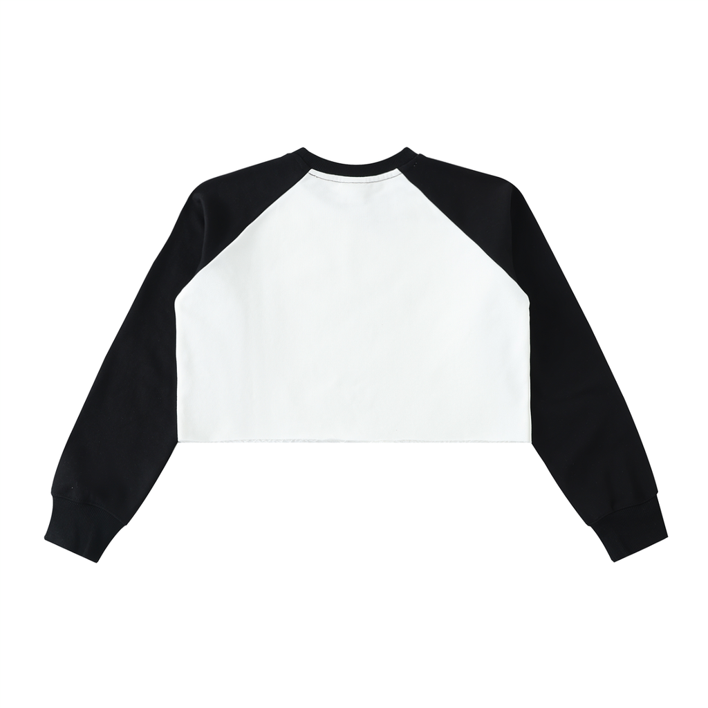 WATERGUN Crop Sweatshirt White