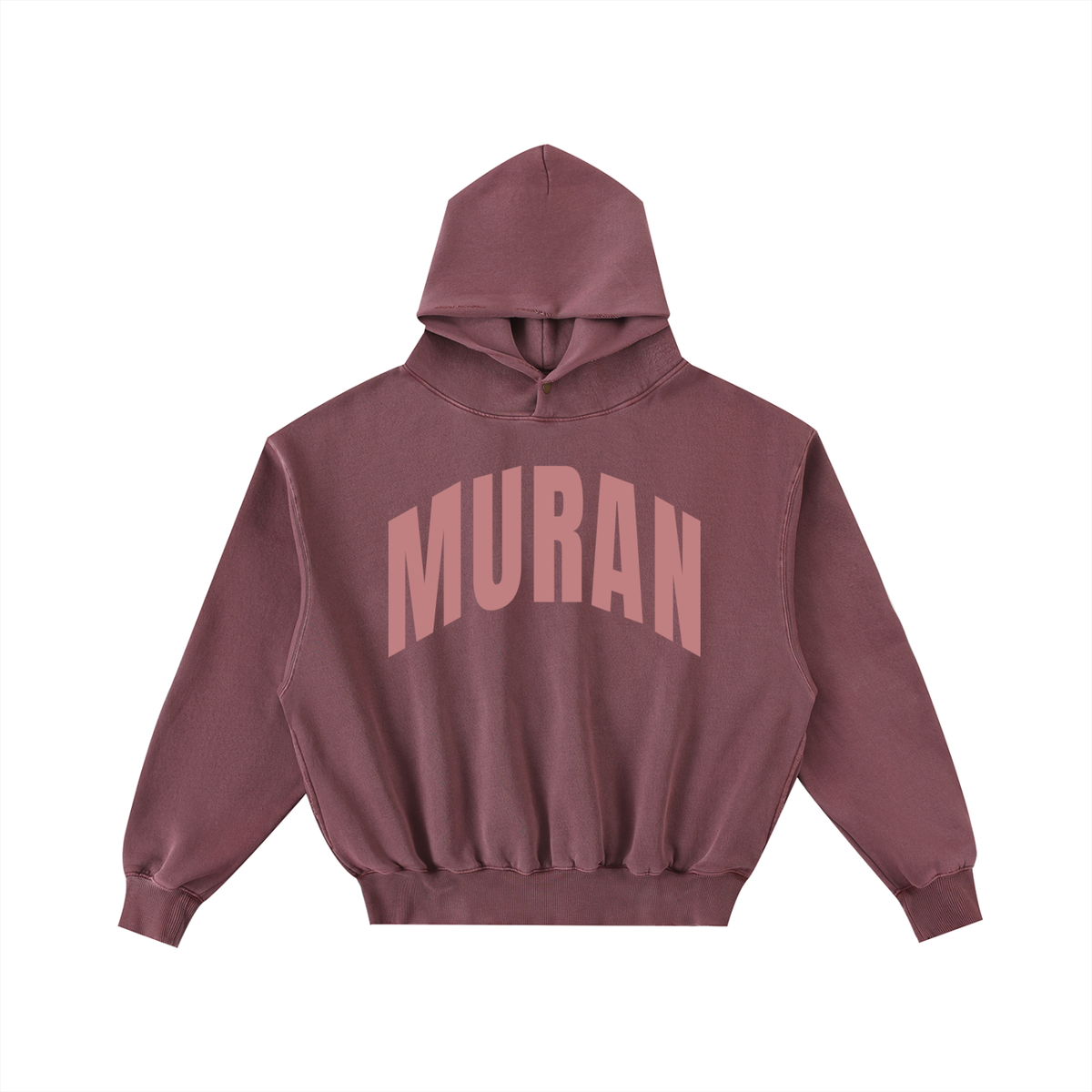 MURAN Logo Hoodie Maroon