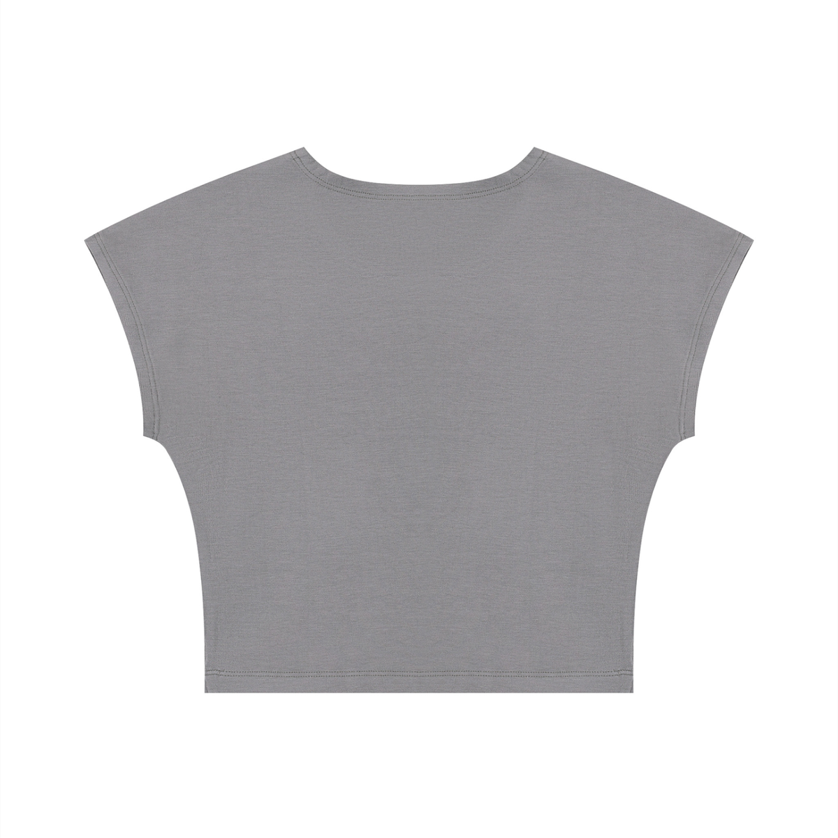 HELIX Slim Crop T-Shirt Grey