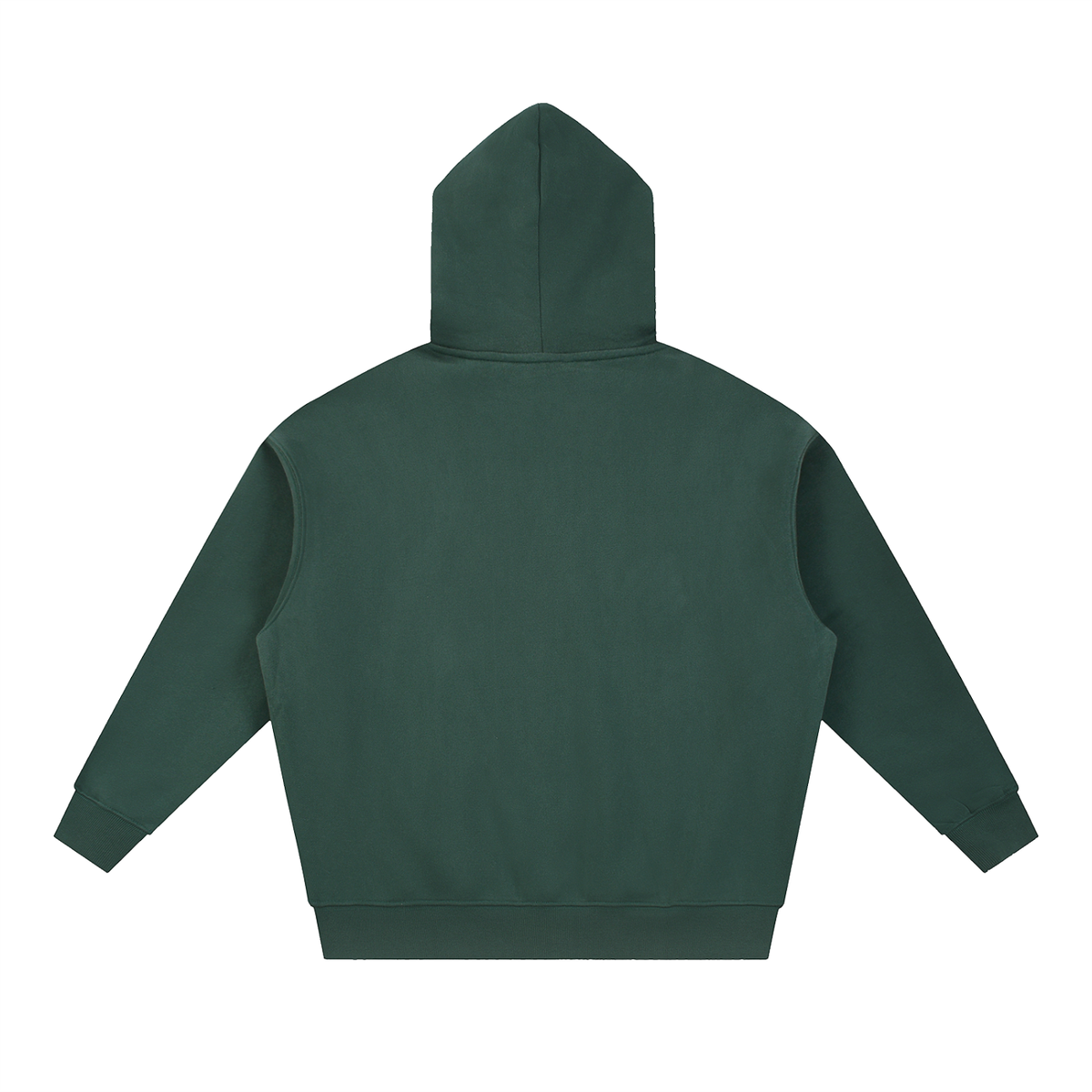 MURAN Boxy Zip-Up Hoodie Green
