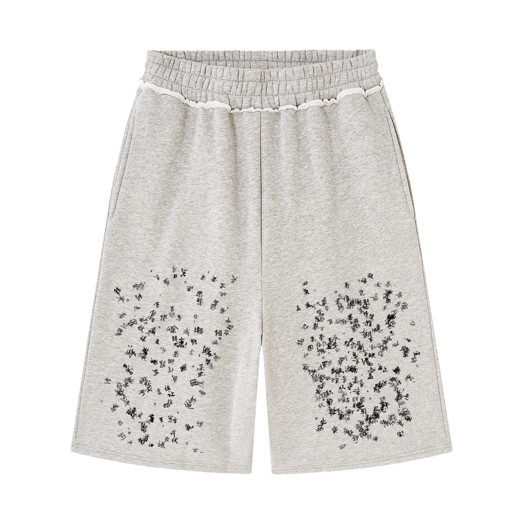 POEM Fleece Shorts Heather Grey