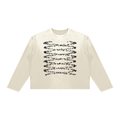 SUNFADE Boxy Long Sleeve T-Shirt Apricot