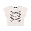 HELIX Slim Crop T-Shirt Apricot