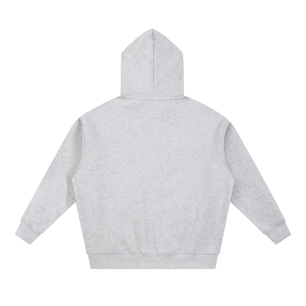 MURAN Boxy Zip-Up Hoodie Grey