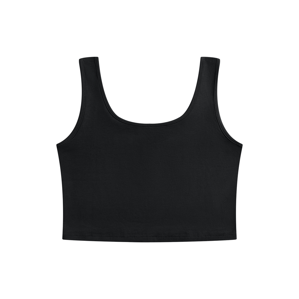 MURAN Cropped Tank Top Black