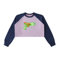 WATERGUN Crop Sweatshirt Purple