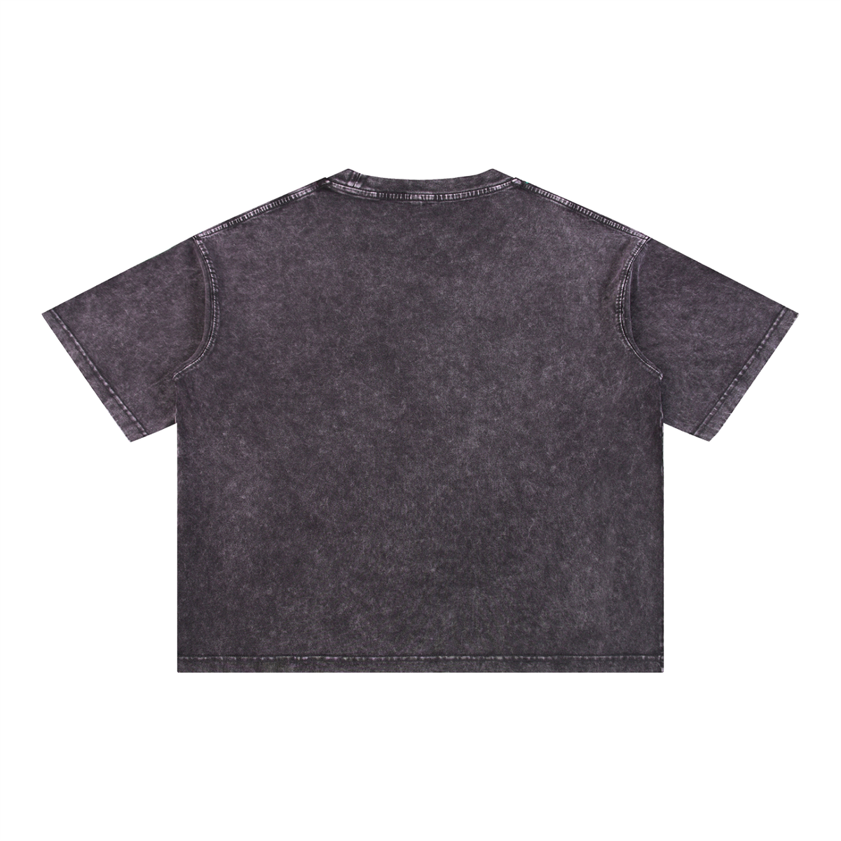 BRICK Boxy Cotton T-Shirt Vintage Black