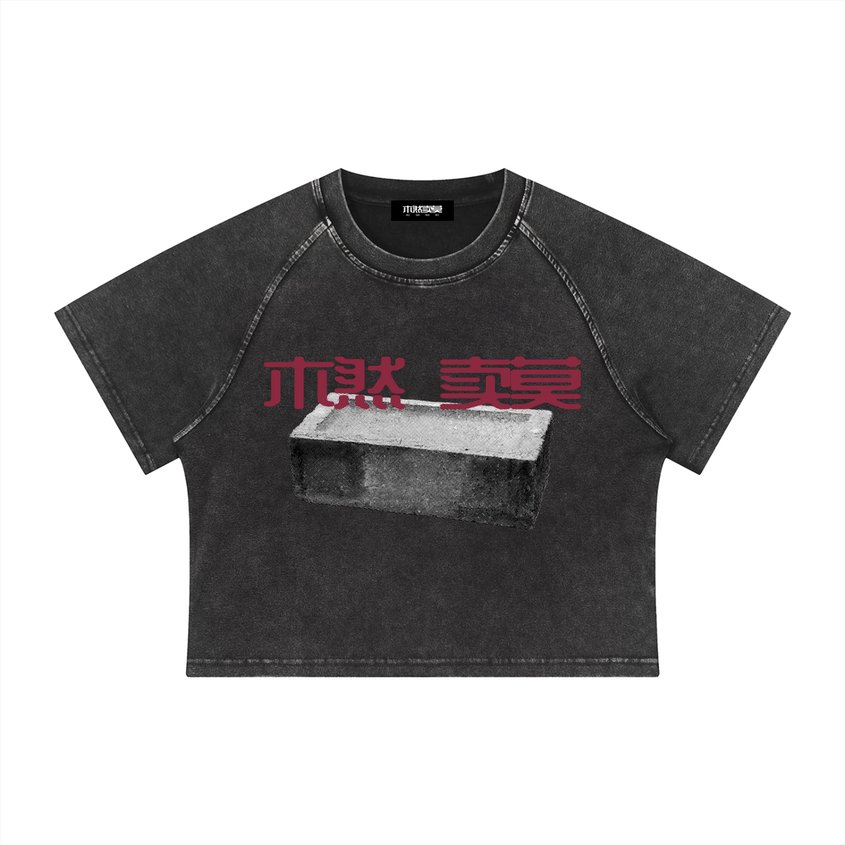 BRICK Raglan Crop T-Shirt