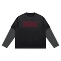HEAVENLY Double Sleeve T-shirt Black