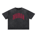 MURAN Logo Boxy T-Shirt Black