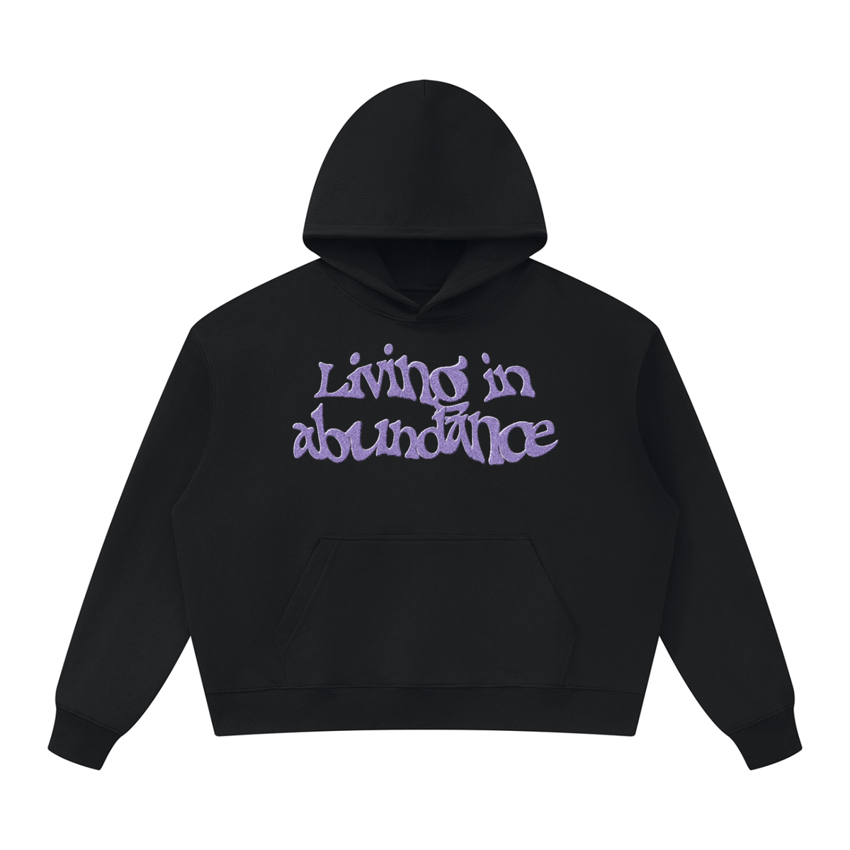 ABUNDANCE Hoodie Black