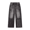 THOUSAND WORDS POEM Wide Leg Jeans Grey