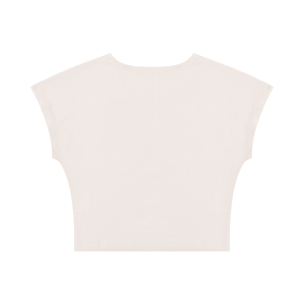 HELIX Slim Crop T-Shirt Apricot