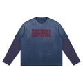 HEAVENLY Double Sleeve T-shirt Blue