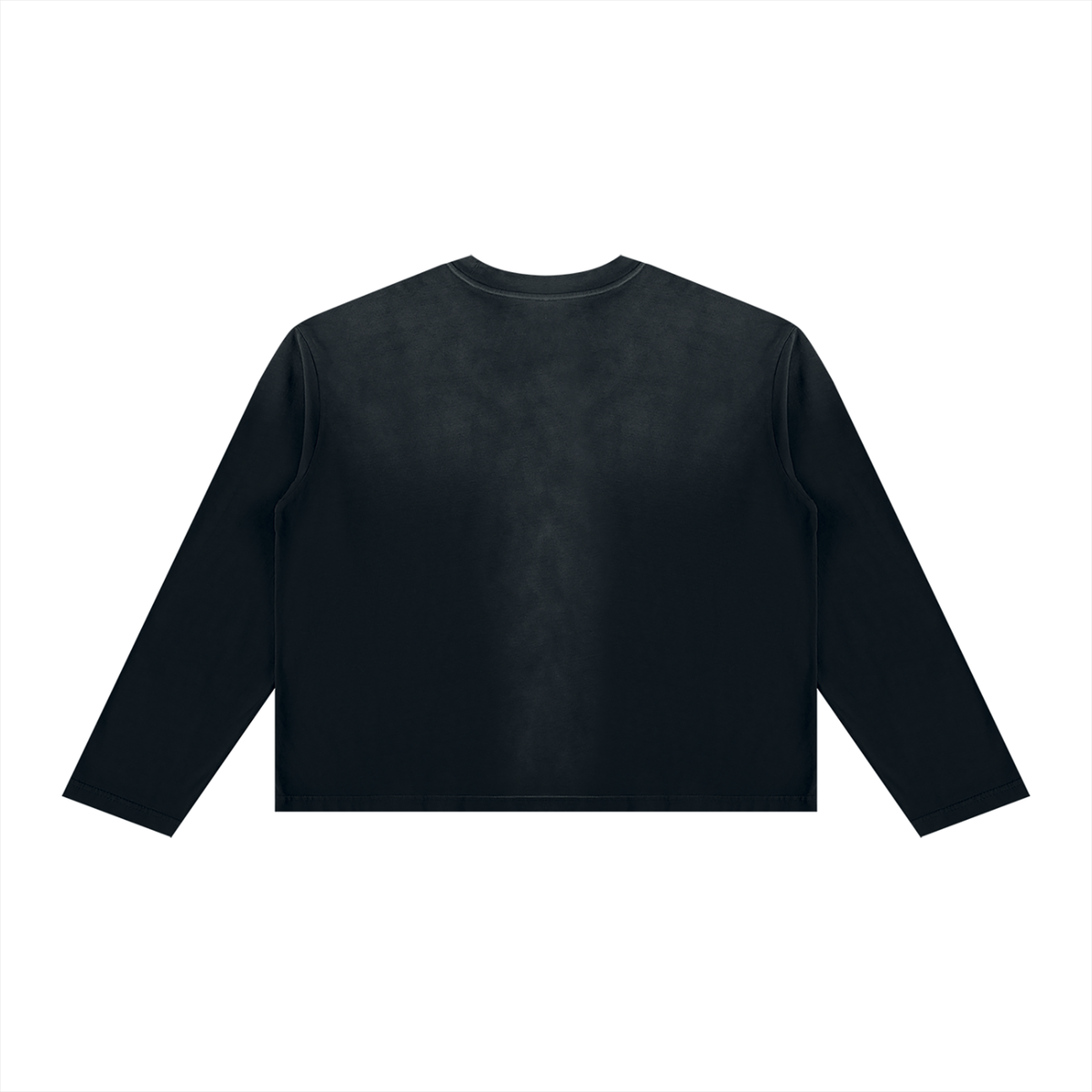 SUNFADE Boxy Long Sleeve T-Shirt Black