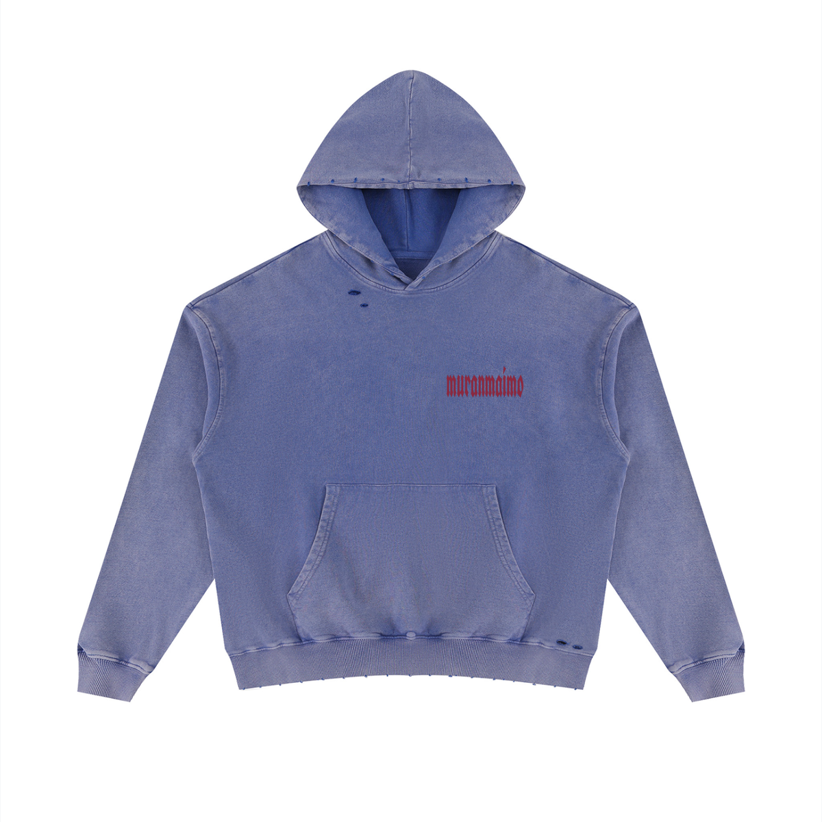 MURANMAIMO Distressed Hoodie Purple