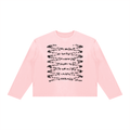 SUNFADE Boxy Long Sleeve T-Shirt Pink
