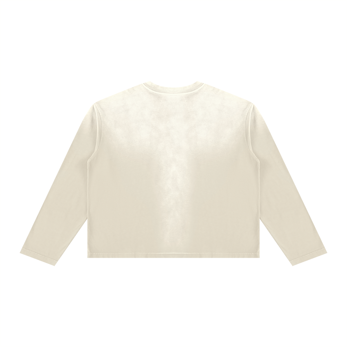 SUNFADE Boxy Long Sleeve T-Shirt Apricot