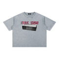 BRICK Boxy Cotton T-Shirt Grey