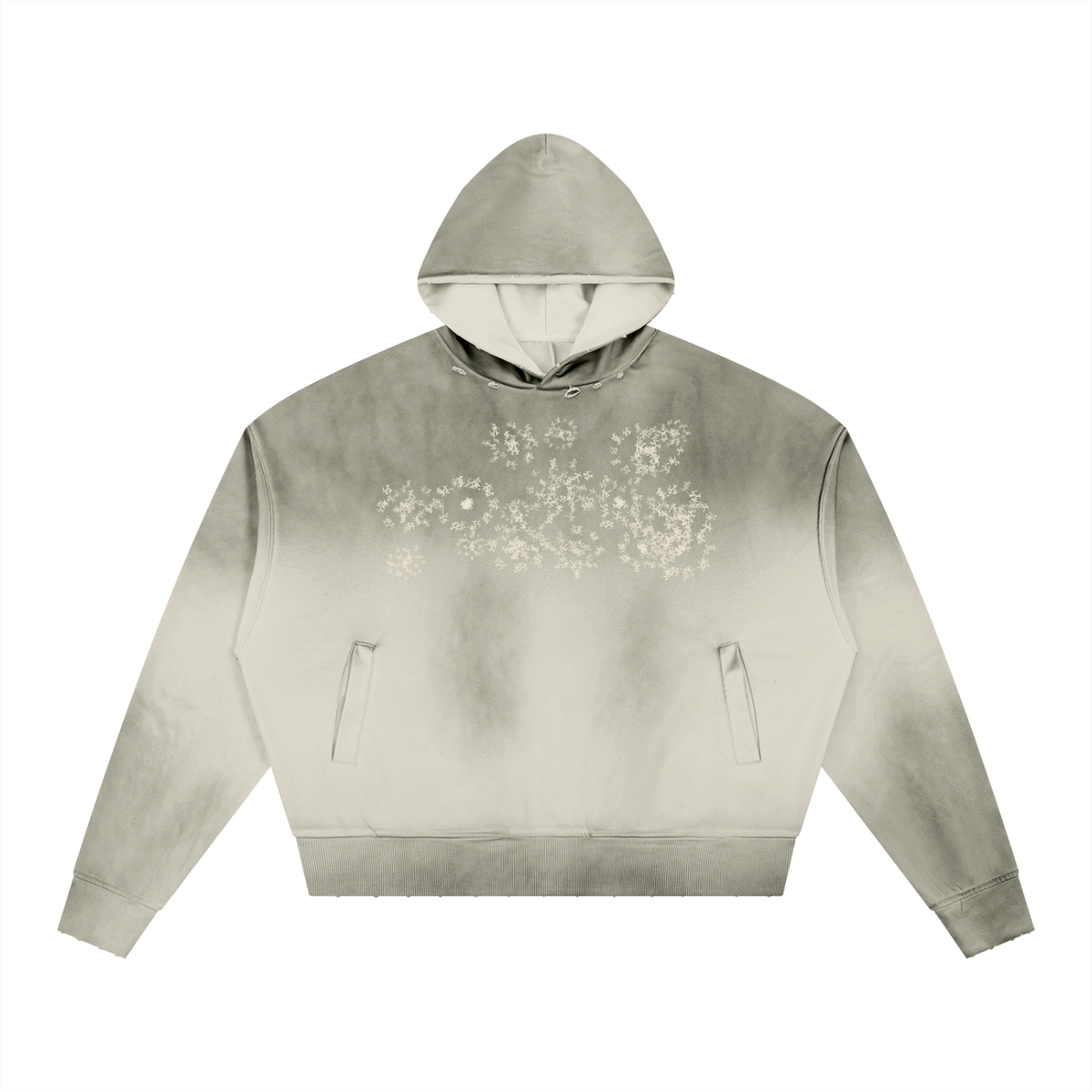 SUNFADE Boxy Hoodie Light Grey