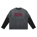 HEAVENLY Double Sleeve T-shirt Grey