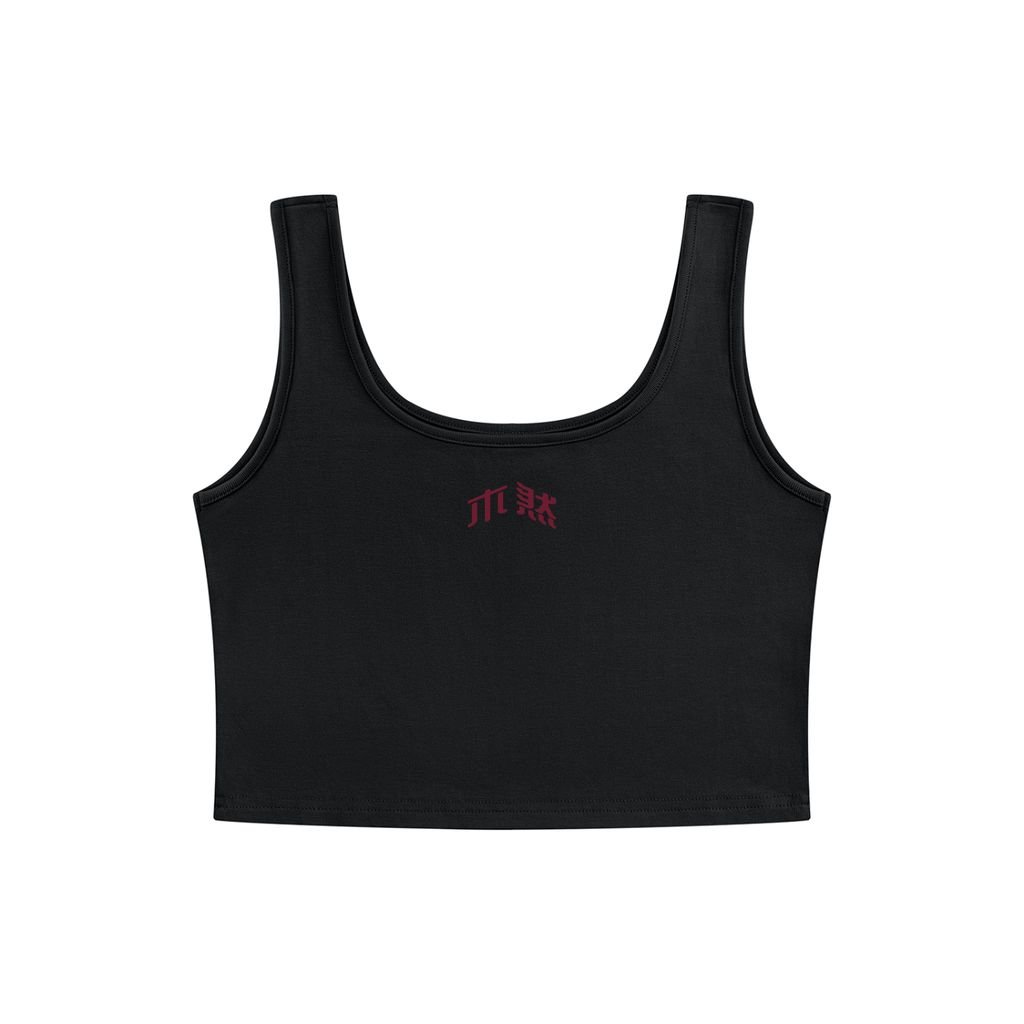 MURAN Cropped Tank Top Black