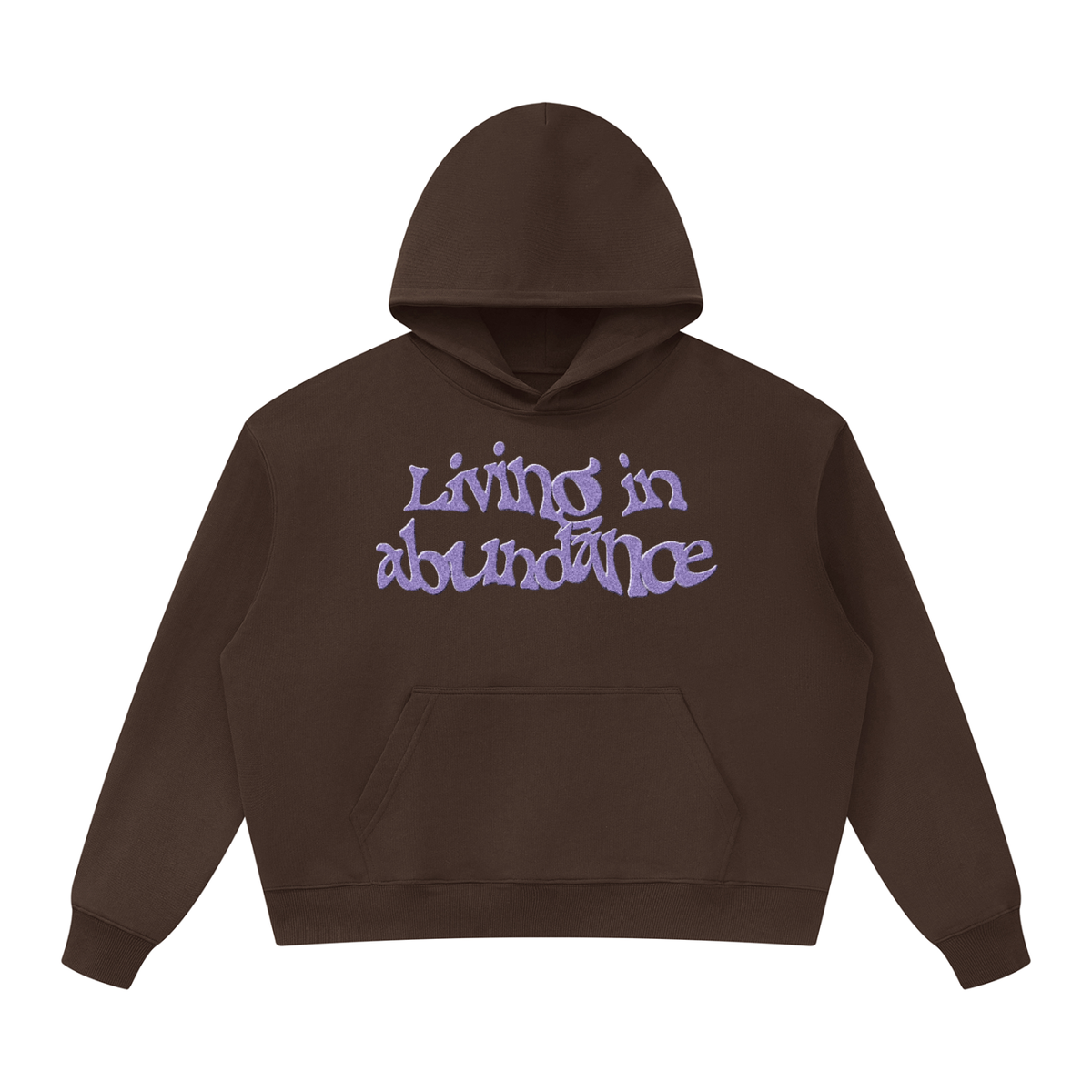 ABUNDANCE Hoodie Brown