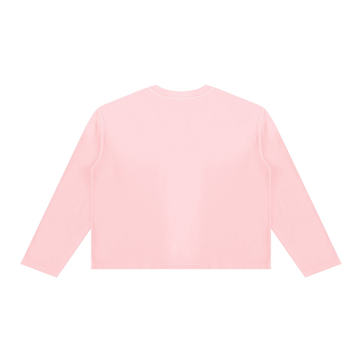 SUNFADE Boxy Long Sleeve T-Shirt Pink