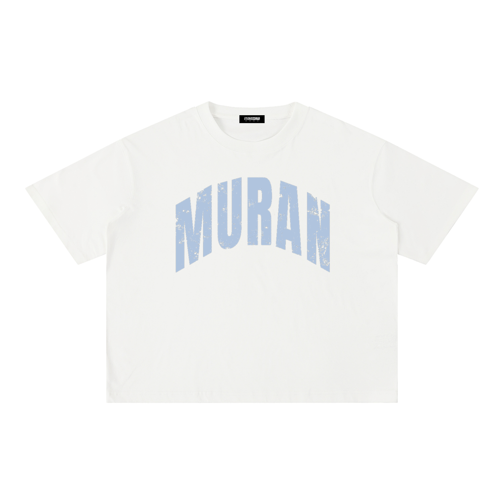MURAN Logo Boxy T-Shirt White