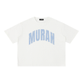 MURAN Logo Boxy T-Shirt White