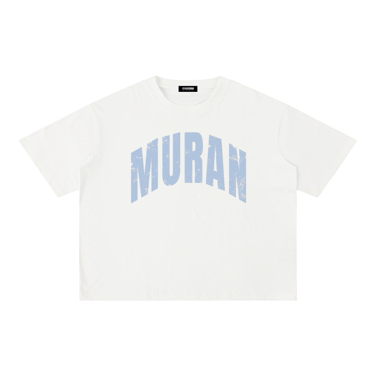 MURAN Logo Boxy T-Shirt White