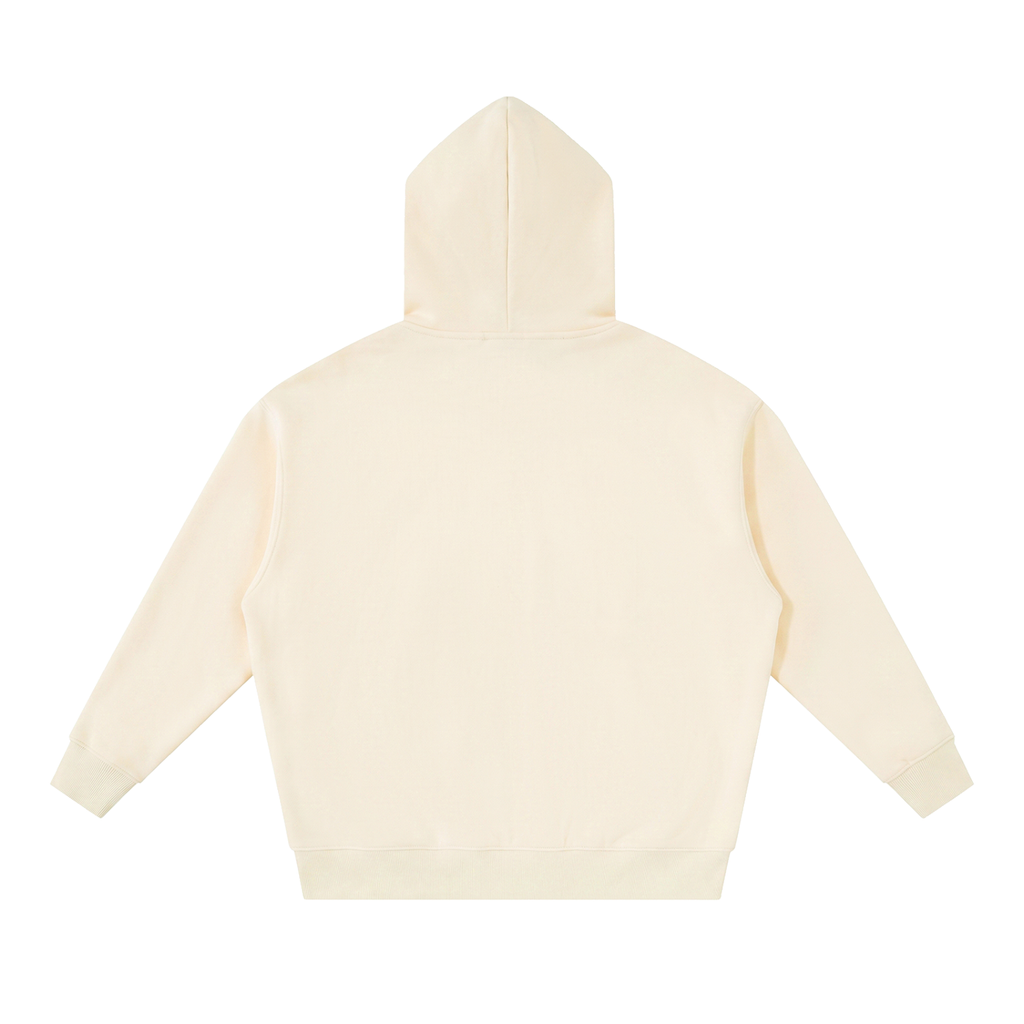 MURAN Boxy Zip-Up Hoodie Apricot