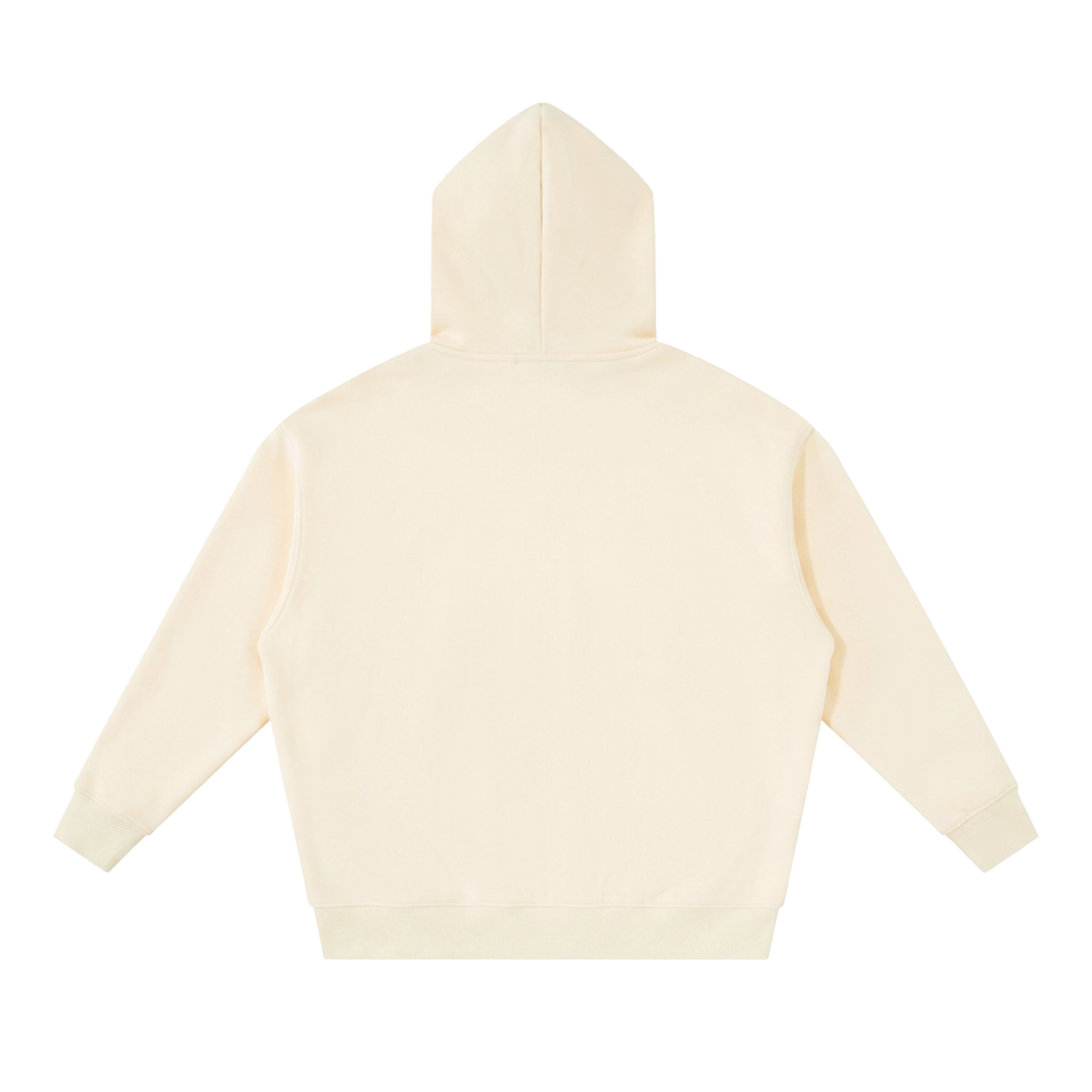 MURAN Boxy Zip-Up Hoodie Apricot