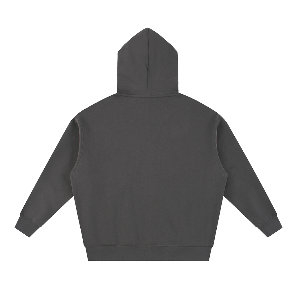 MURAN Boxy Zip-Up Hoodie Grey