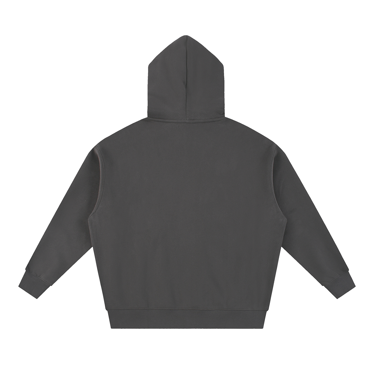 MURAN Boxy Zip-Up Hoodie Grey